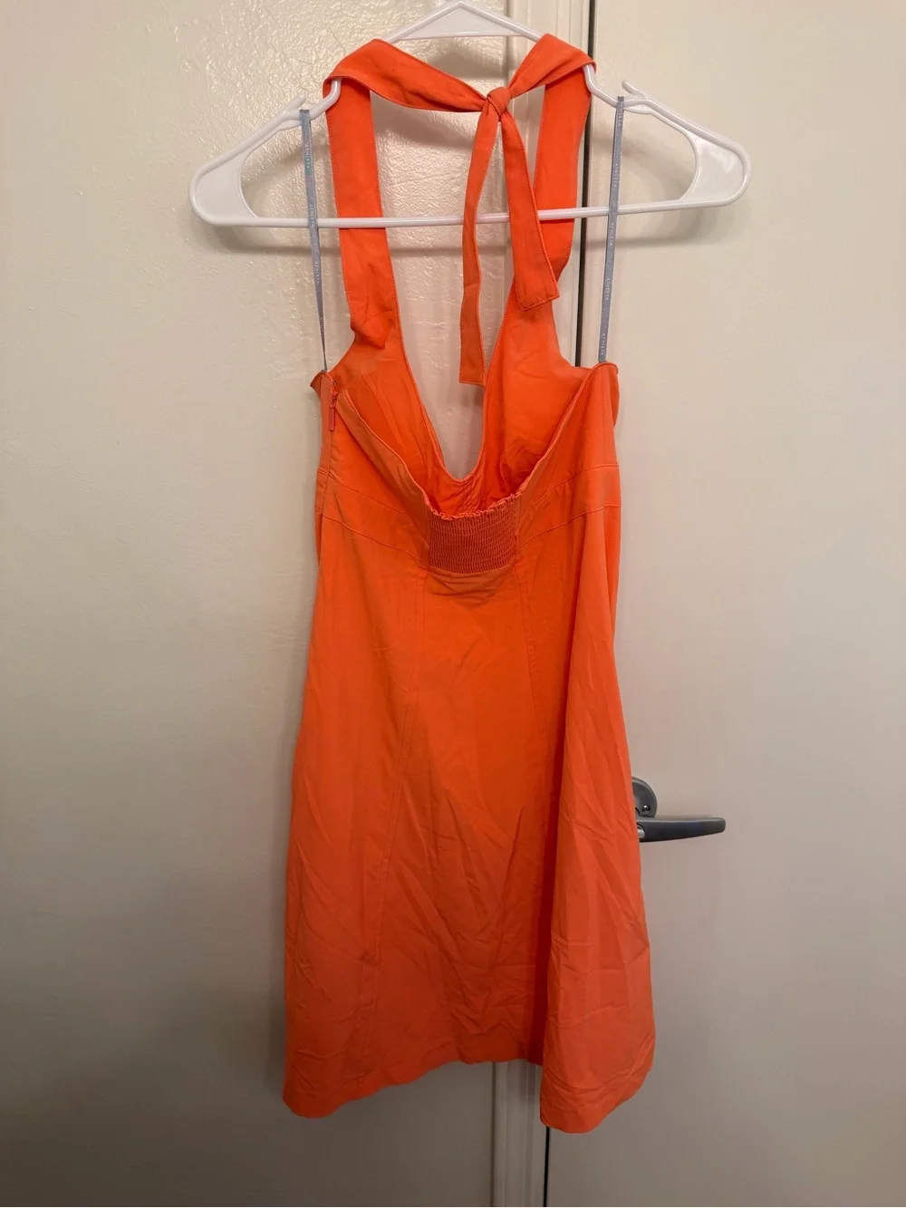Athleta Pack Everywhere Dress Coral Halter Travel Lightweight Size 2 - Picture 5 of 8